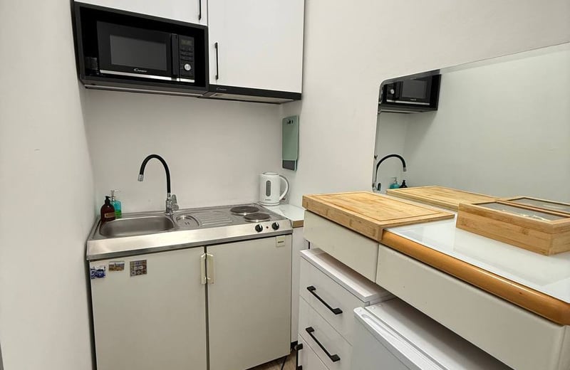 Location d’un studio lumineux, 34 m², centre de la vieille ville, Belgrade, Serbie